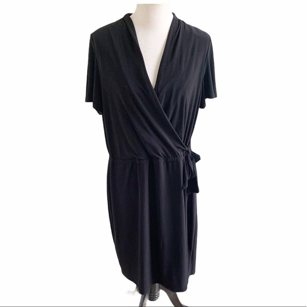 Lane Bryant Black Wrap Dress